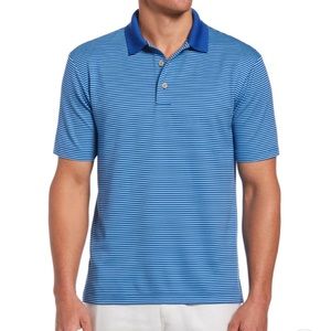 NEW CUBAVERA STRIPE POLO SIZE:2XL